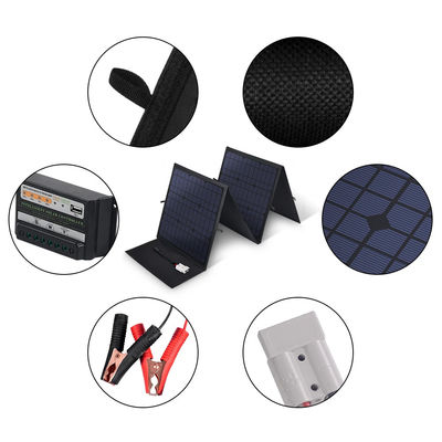 120W chống nước ngoài tấm pin mặt trời gấp