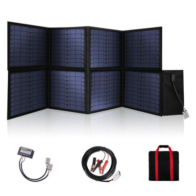Các tấm pin mặt trời gấp đơn tinh thể 120W với khung khoan hoàn hảo cho cắm trại ngoài trời