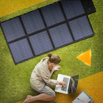 120w Panel mặt trời di động tấm pin mặt trời gấp cho các hoạt động ngoài trời