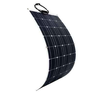 Đèn nhẹ và dễ cài đặt 100w 12v tấm pin mặt trời bán linh hoạt cho tàu xe hơi
