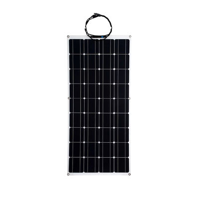 Đèn nhẹ và dễ cài đặt 100w 12v tấm pin mặt trời bán linh hoạt cho tàu xe hơi