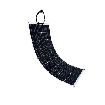 Đèn nhẹ và dễ cài đặt 100w 12v tấm pin mặt trời bán linh hoạt cho tàu xe hơi