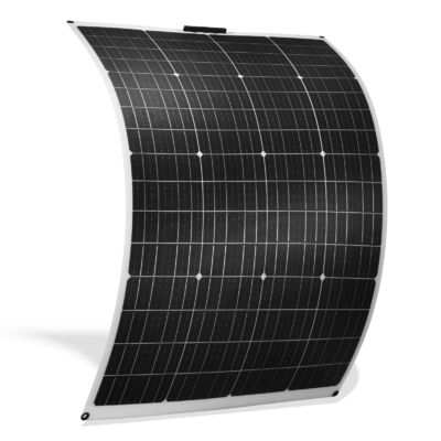 175W chống nước linh hoạt bảng điều khiển mặt trời đơn tinh thể cho bề mặt linh hoạt cong