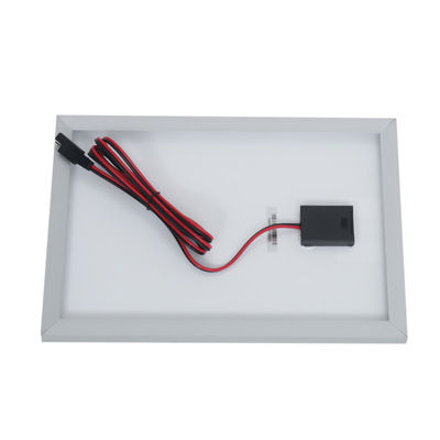 Bảng năng lượng mặt trời đơn 10W nhỏ gọn và nhẹ để sạc các thiết bị nhỏ và pin 12V