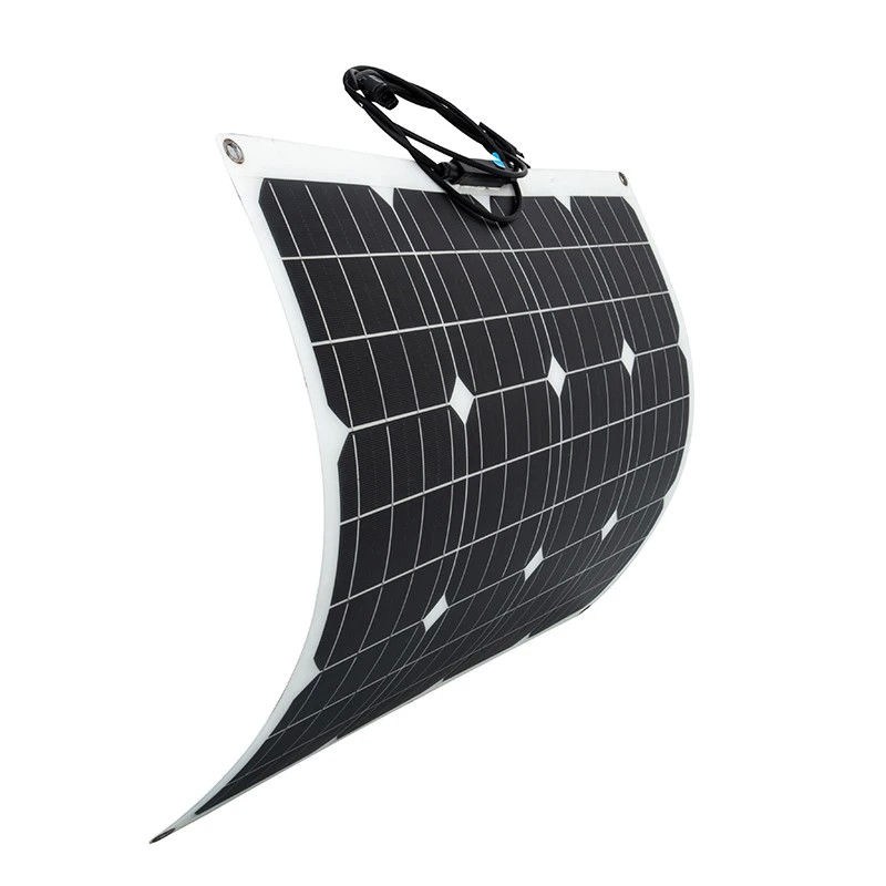 50W tấm pin mặt trời bán linh hoạt cho xe thuyền với hiệu quả tối đa và bề mặt ETFE